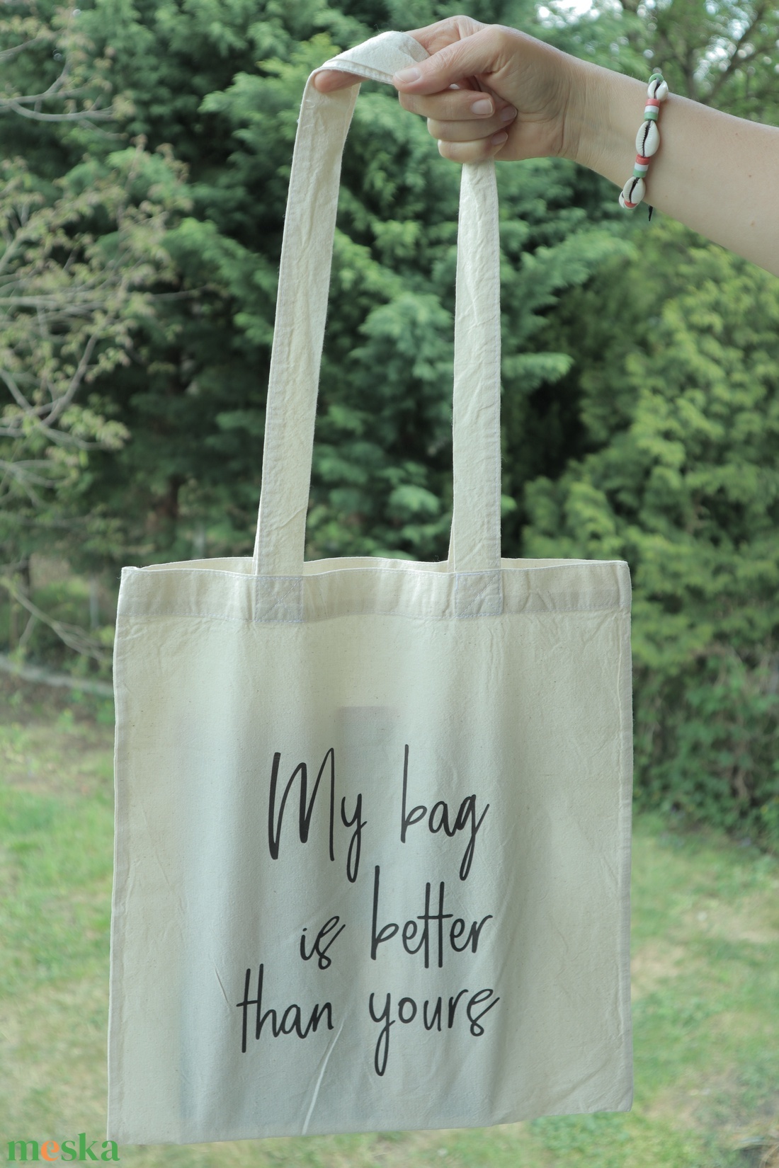 Akció féláron - Designer vászon szatyor - táska & tok - bevásárlás & shopper táska - shopper, textiltáska, szatyor - Meska.hu