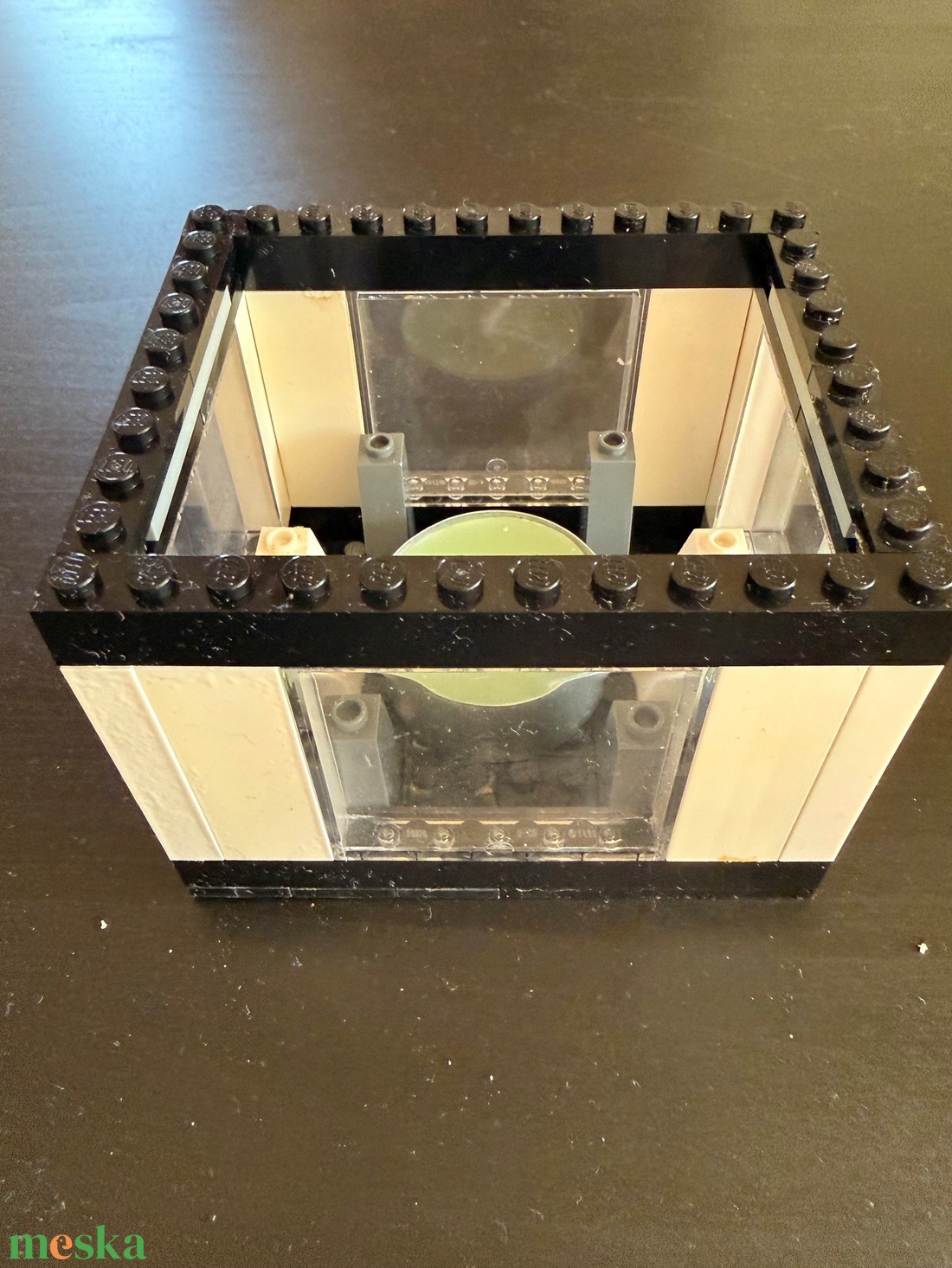 LEGO teamácses tartó - otthon & életmód - gyertya, illat, aroma - mécses és mécsestartó - Meska.hu