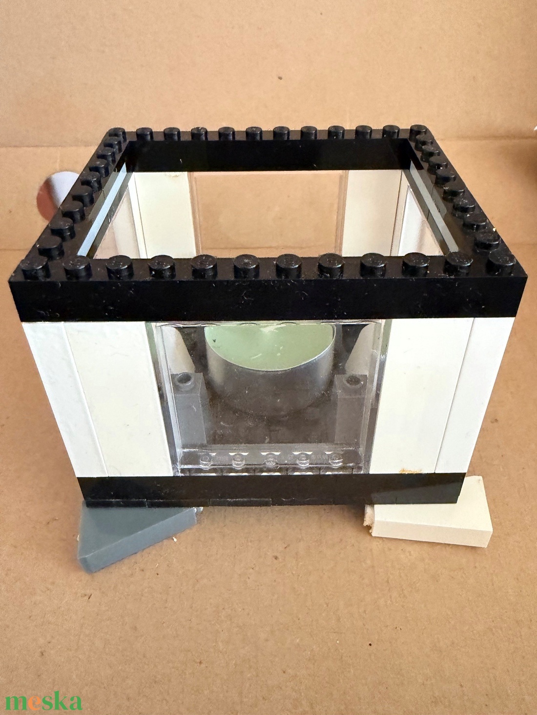 LEGO teamácses tartó - otthon & életmód - gyertya, illat, aroma - mécses és mécsestartó - Meska.hu