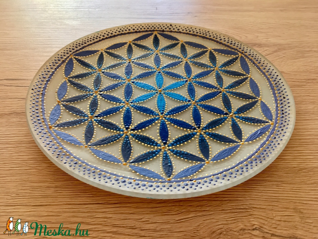 Életvirág Mandala tál -  - Meska.hu