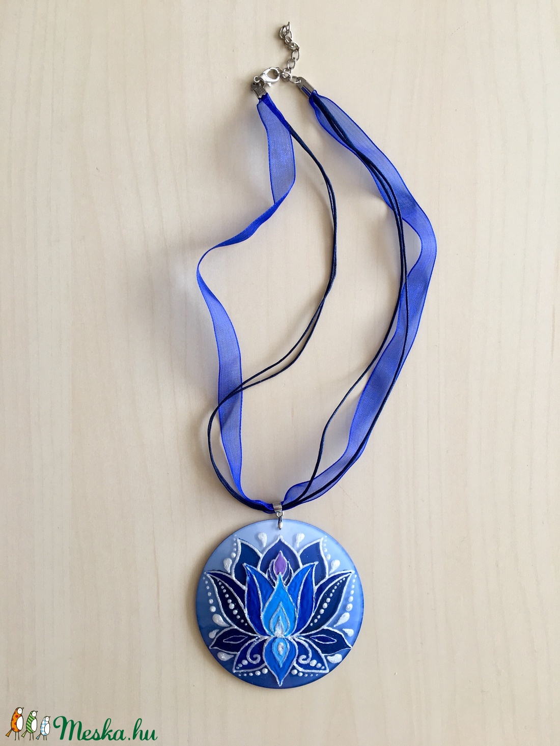 Kék Lótusz medál -  - Meska.hu