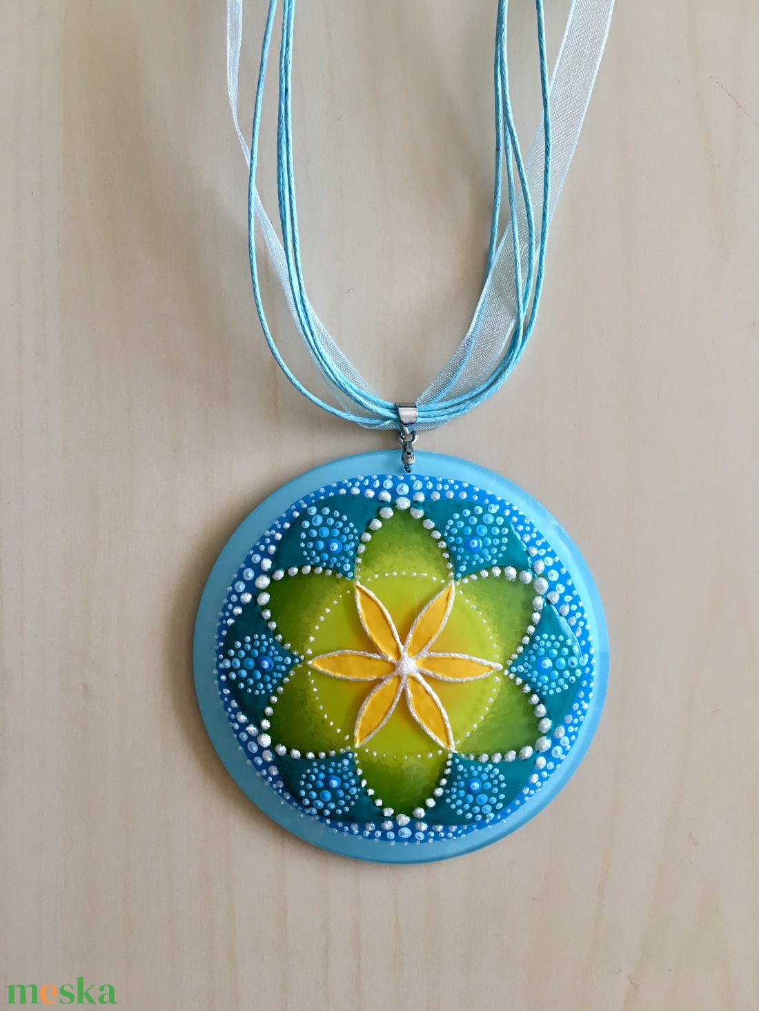 Mandala medál - ékszer - nyaklánc - medálos nyaklánc - Meska.hu