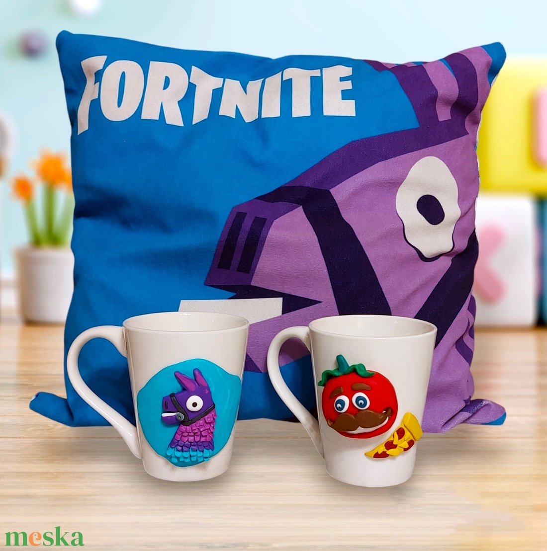 Fortnite Tomatohead - Paradicsomfej bögre - kézműves termék - otthon & életmód - konyhafelszerelés, tálalás - tálalás - bögre & csésze - Meska.hu