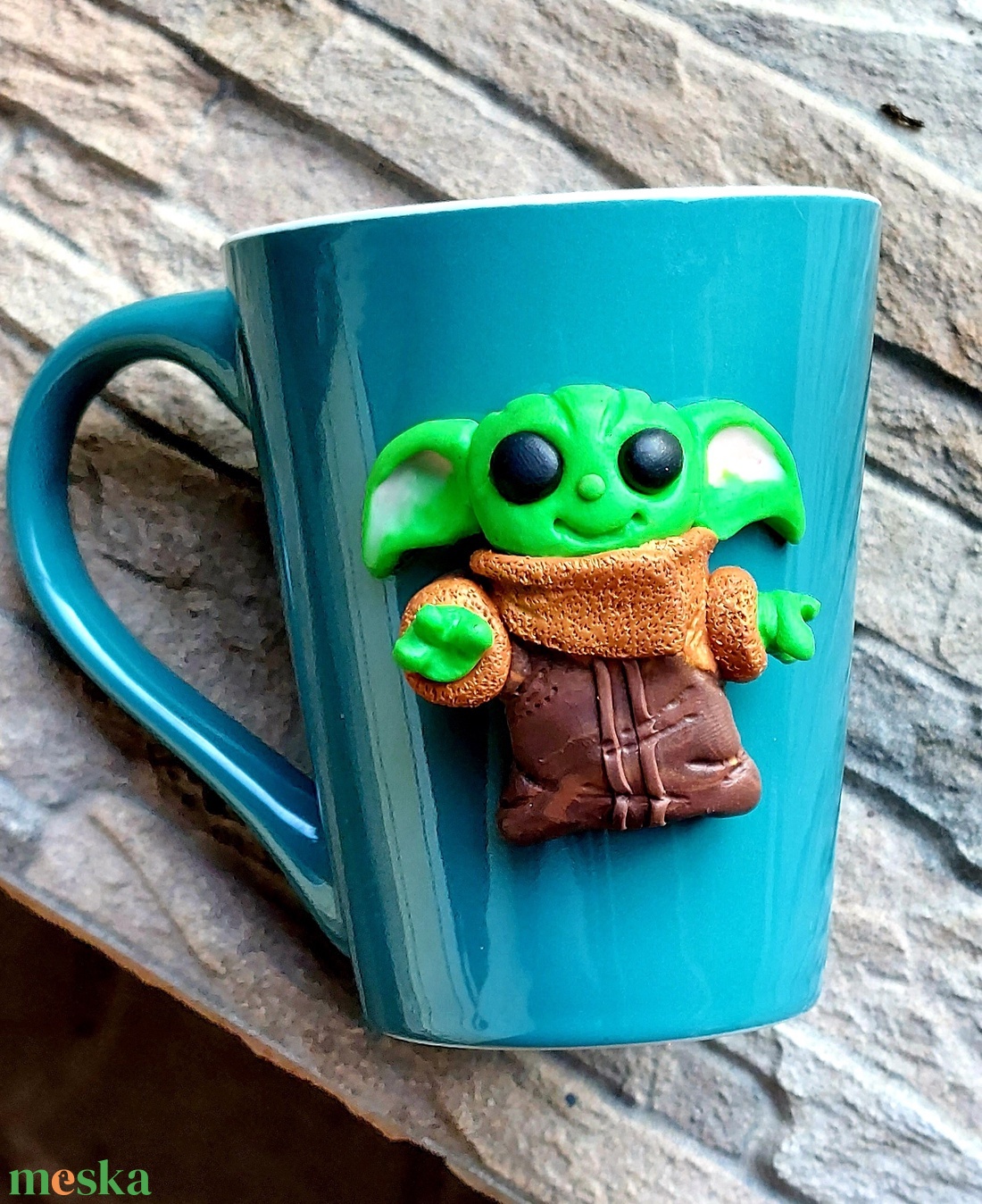 Star Wars Baby Yoda bögre - kézműves termék - otthon & életmód - konyhafelszerelés, tálalás - tálalás - bögre & csésze - Meska.hu