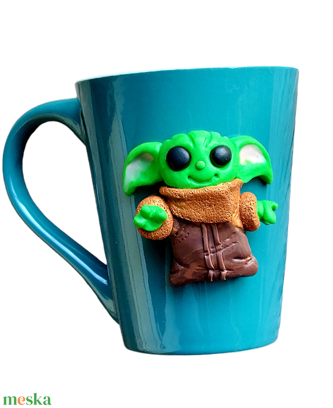 Star Wars Baby Yoda bögre - kézműves termék - otthon & életmód - konyhafelszerelés, tálalás - tálalás - bögre & csésze - Meska.hu