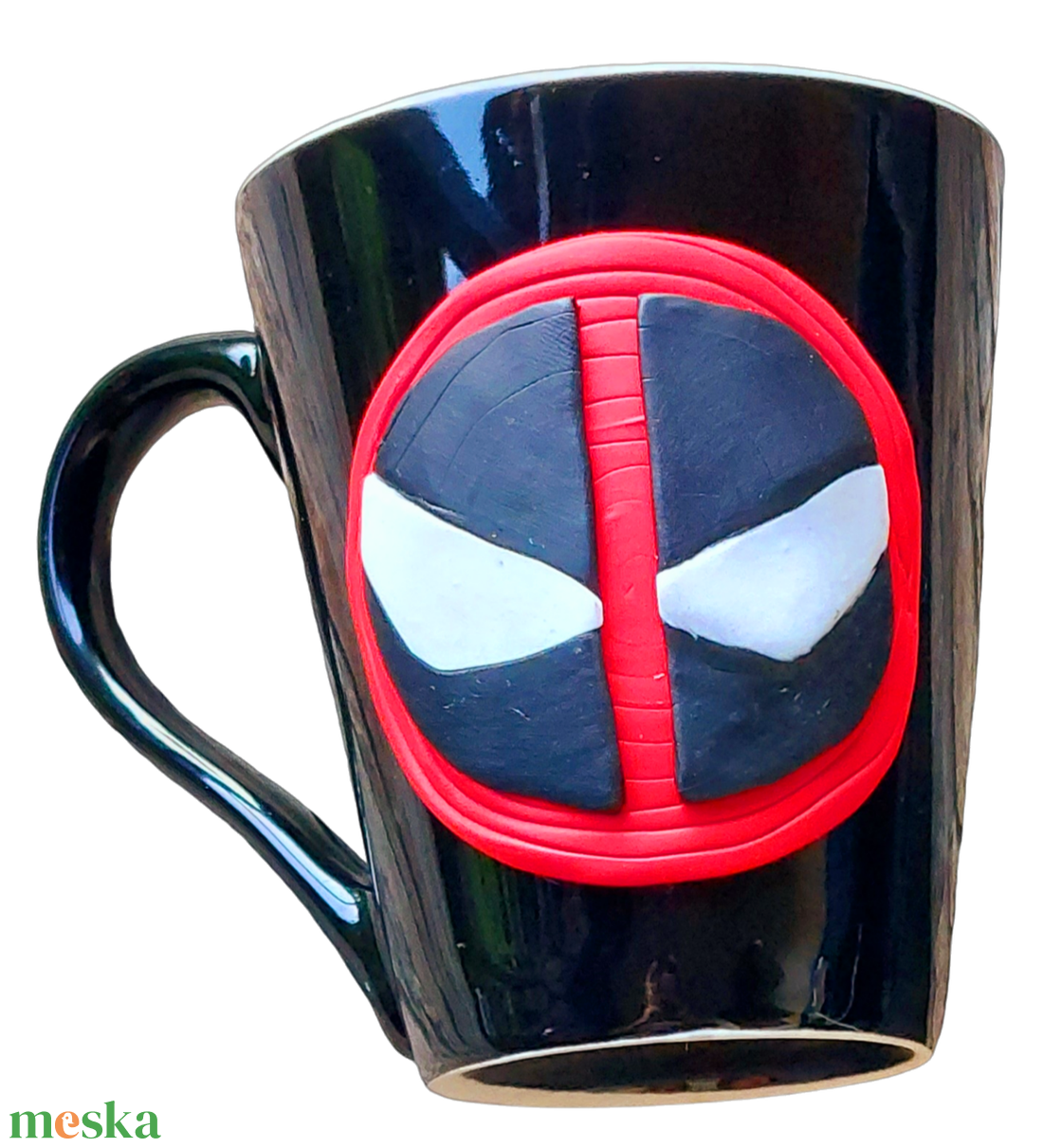 MARVEL Deadpool bögre, jobb és bal kezes, kézműves termék - otthon & életmód - konyhafelszerelés, tálalás - tálalás - bögre & csésze - Meska.hu
