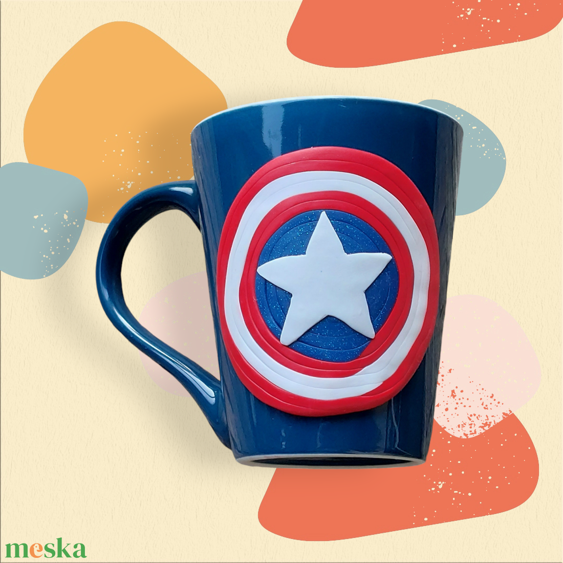 MARVEL Amerika kapitány pajzs bögre - kézműves termék - otthon & életmód - konyhafelszerelés, tálalás - tálalás - bögre & csésze - Meska.hu MARVEL Amerika kapitány pajzs bögre - kézműves termék - otthon & életmód - konyhafelszerelés, tálalás - tálalás - bögre & csésze - Meska.hu