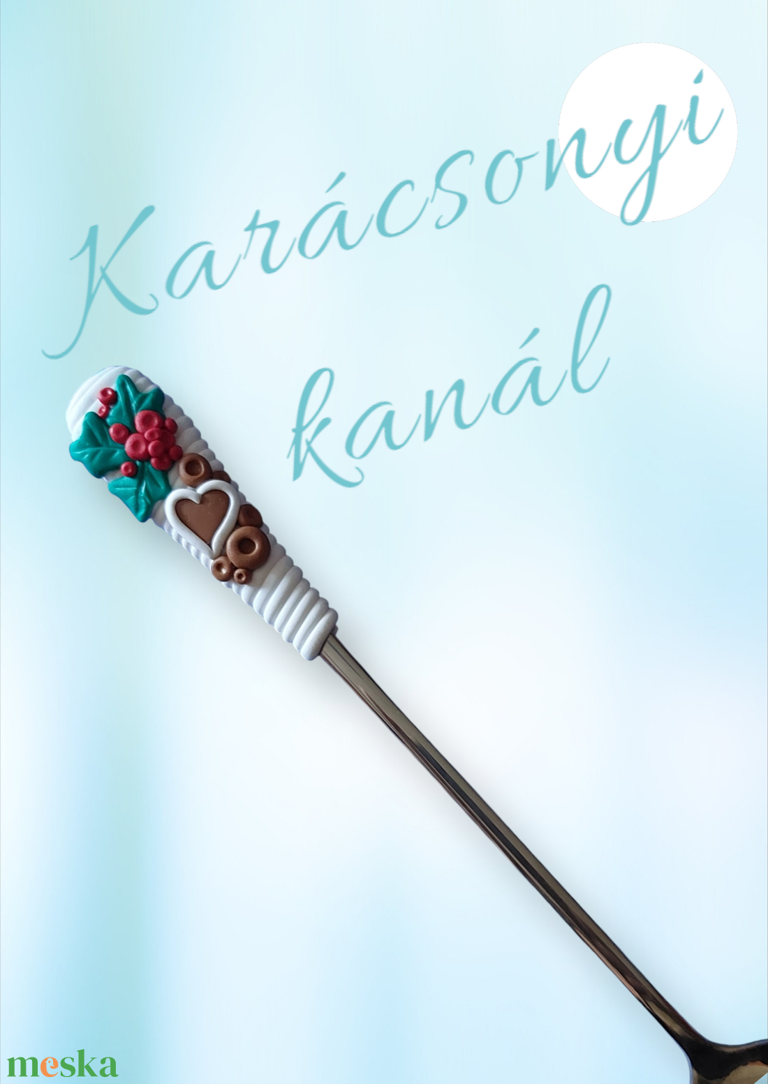 Karácsonyi ajándék - kanál - kézműves termék - otthon & életmód - konyhafelszerelés, tálalás - tálalás - kanál & villa - Meska.hu