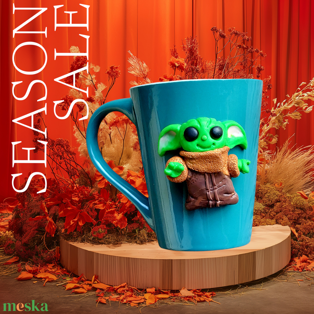 Star Wars Baby Yoda bögre - kézműves termék - otthon & életmód - konyhafelszerelés, tálalás - tálalás - bögre & csésze - Meska.hu