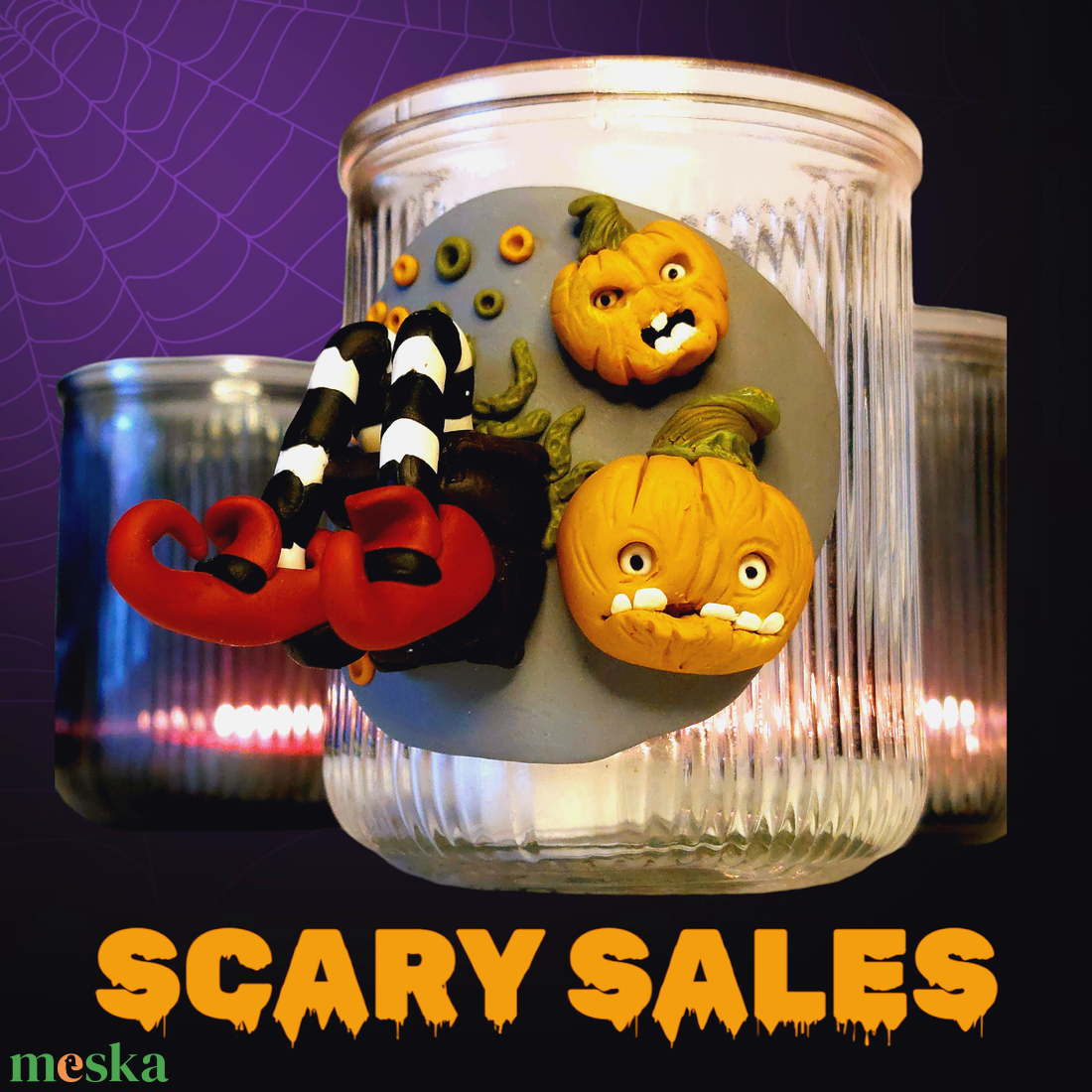 Boszi és a Tökök - HELLOWEEN mécses - kézműves termék - otthon & életmód - dekoráció - halloween - halloweeni dekoráció - Meska.hu Boszi és a Tökök - HELLOWEEN mécses - kézműves termék - otthon & életmód - dekoráció - halloween - halloweeni dekoráció - Meska.hu