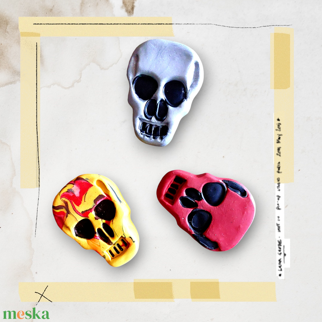 Helloween tök hűtőmágnes - kézműves termék - otthon & életmód - dekoráció - halloween - halloweeni dekoráció - Meska.hu