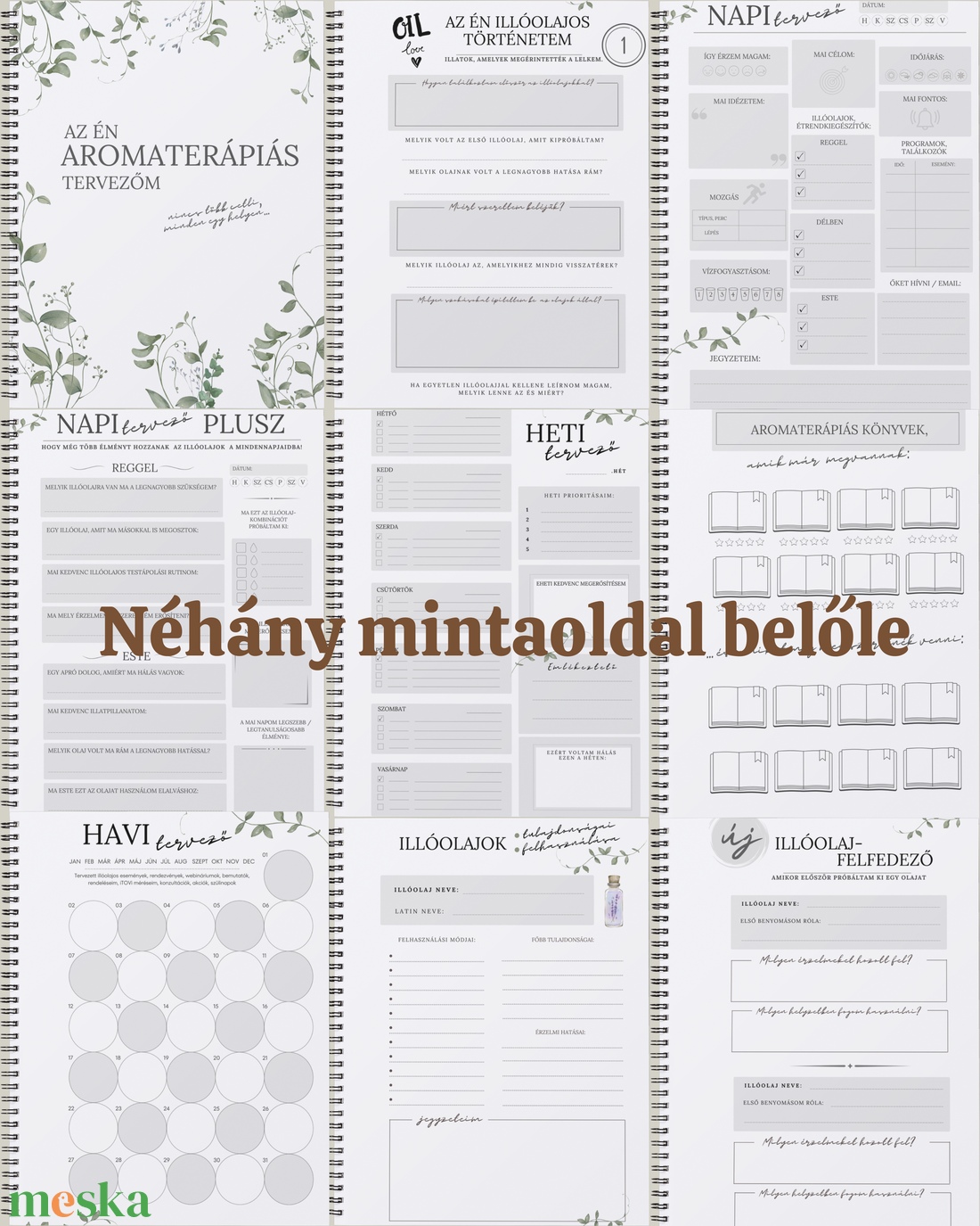 Aromaterápiás Tervező / töltsd le, nyomtasd ki / - művészet - grafika & illusztráció - digitális - Meska.hu
