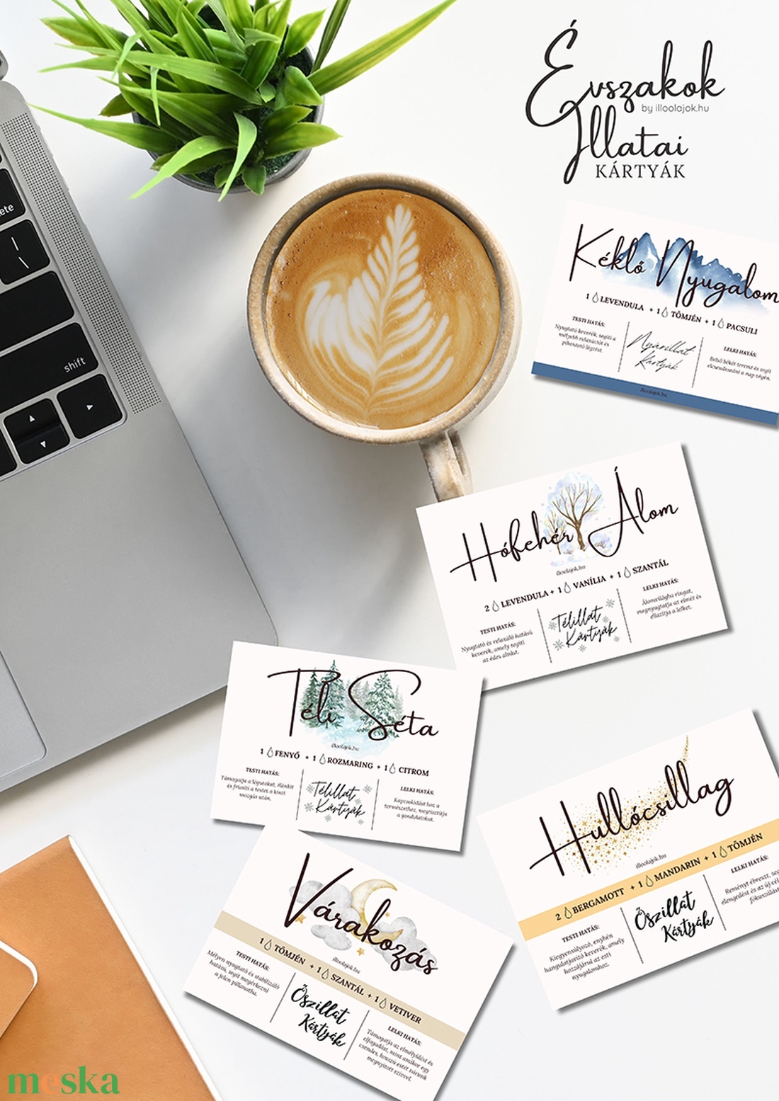 Évszakok Illatai Kártyák / töltsd le, nyomtasd ki / - művészet - grafika & illusztráció - digitális - Meska.hu
