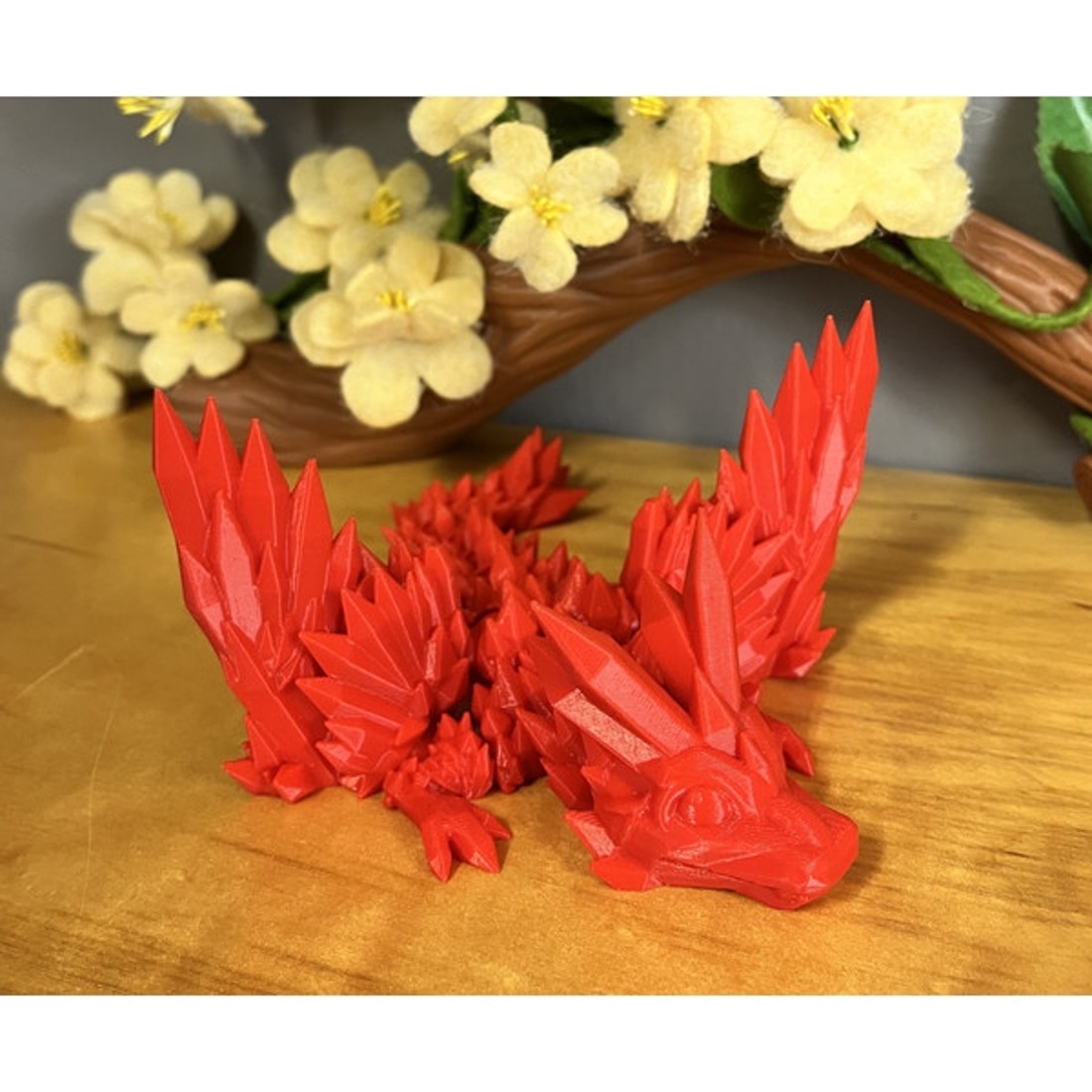 3d nyomtatott baby kristály sárkány - játék & sport - plüssállat & játékfigura - más figura - Meska.hu