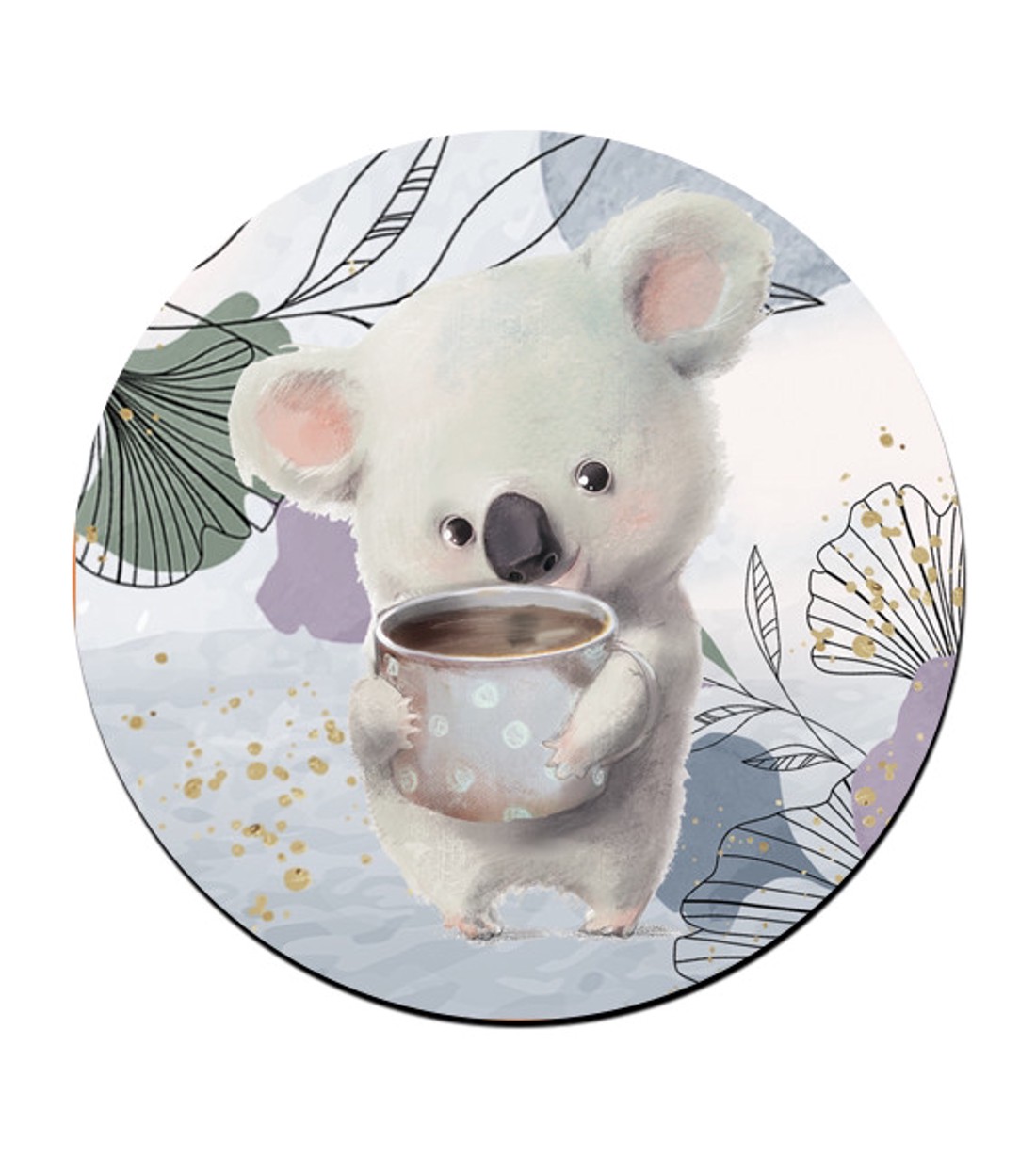 Kakaós Koala mintás bögre alátét -  - Meska.hu