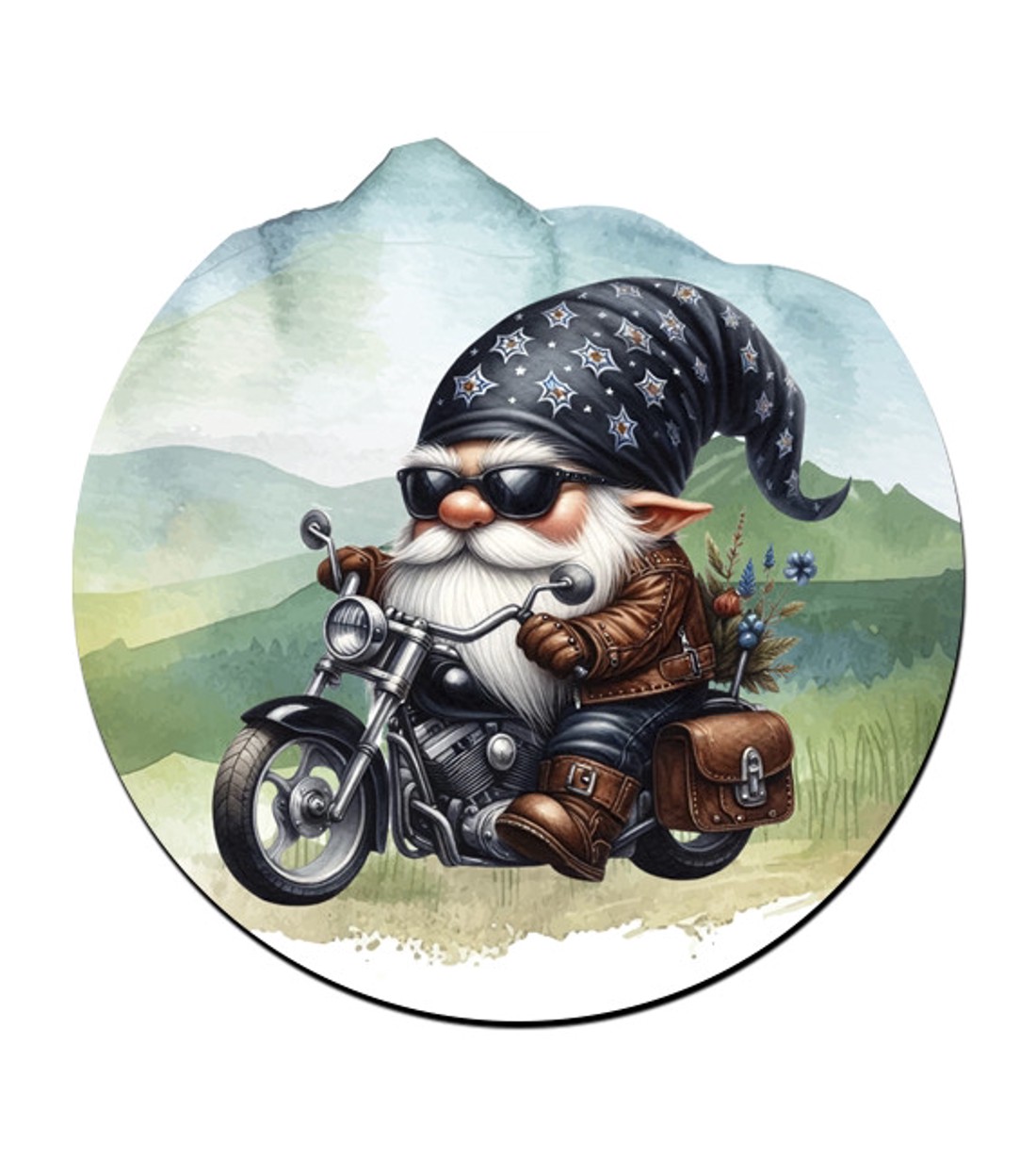 Nem vén - Motoros manó mintás bögre alátét - otthon & életmód - konyhafelszerelés, tálalás - tálalás - tányér- és poháralátét - Meska.hu