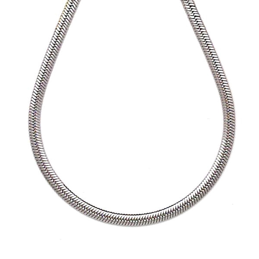 Orvosi acél ezüstszínű kígyólánc nyaklánc 45cm -  - Meska.hu
