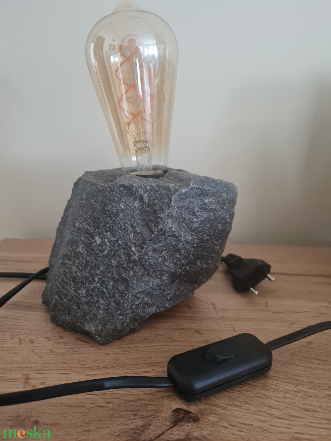 Bazalt lámpa  - otthon & életmód - lámpa - asztali lámpa - Meska.hu