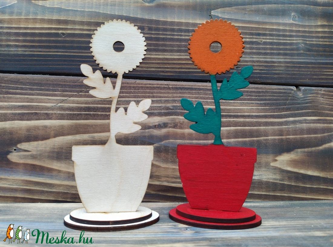 Cserepes Fa virág örökvirág névnap születésnap - otthon & életmód - dekoráció - dísztárgy - Meska.hu