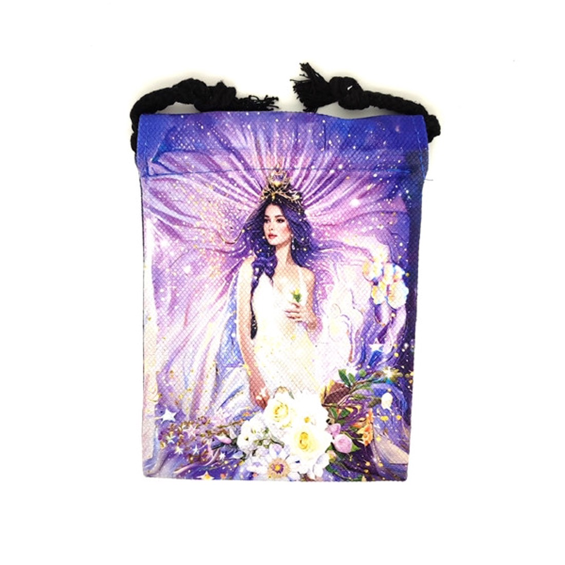 Angyal mintás szütyő � textil ajándéktasak 13x18 cm - otthon & életmód - papír, írószer - ajándékozás kellékei - ajándékzsák, csomagolás - Meska.hu