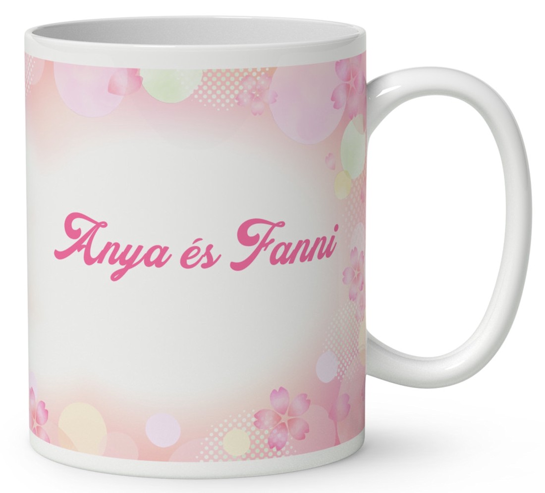 Kérd a neveddel - Anya és lánya sütés mintás bögre - otthon & életmód - konyhafelszerelés, tálalás - tálalás - bögre & csésze - Meska.hu