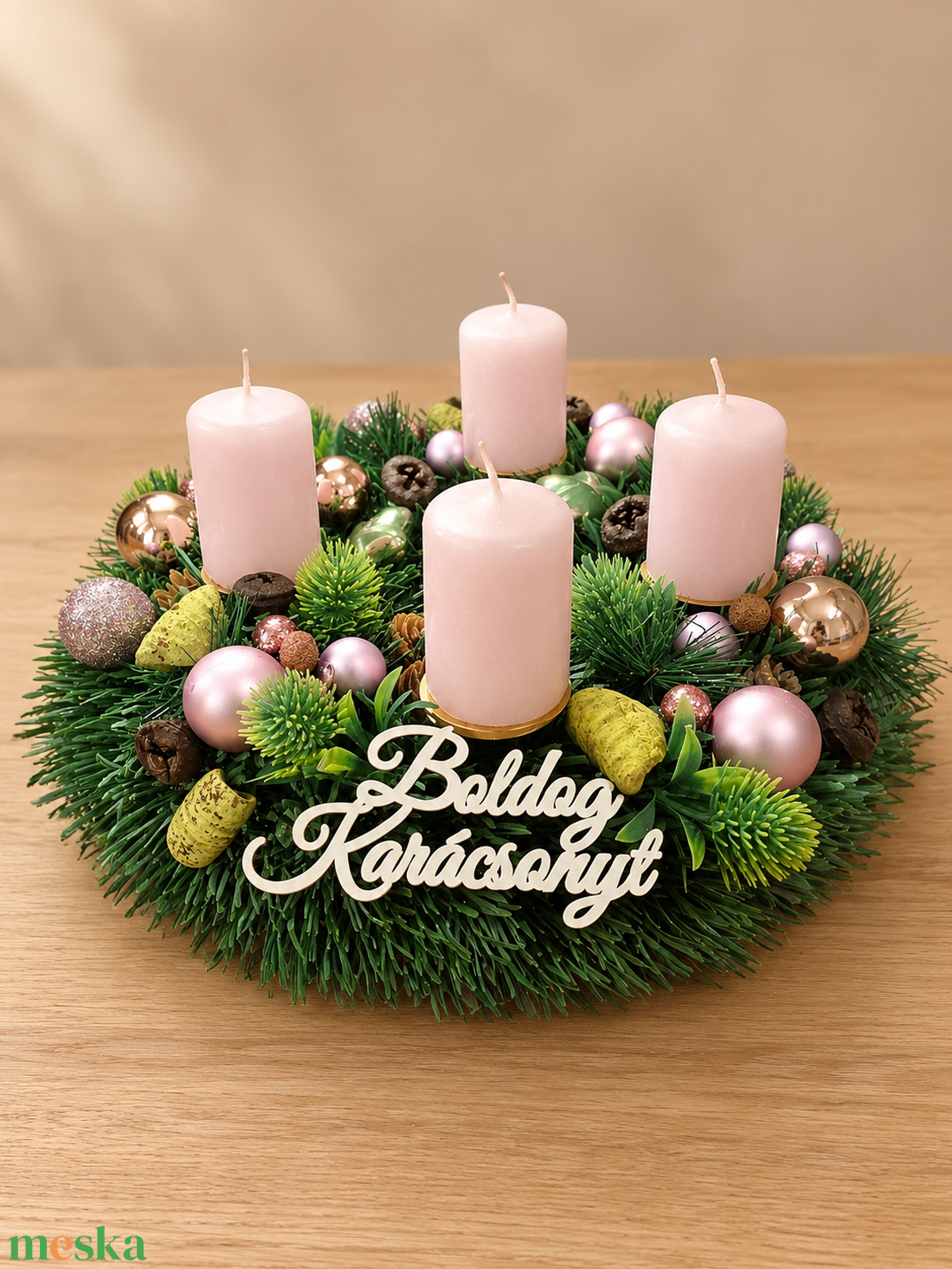 Adventi koszorú - karácsony - adventi díszek - adventi gyertyadíszek és koszorúdíszek - Meska.hu