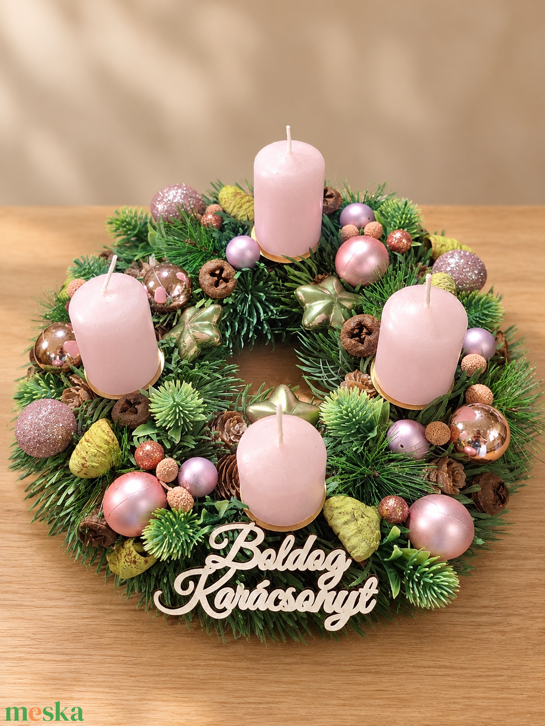 Adventi koszorú - karácsony - adventi díszek - adventi gyertyadíszek és koszorúdíszek - Meska.hu