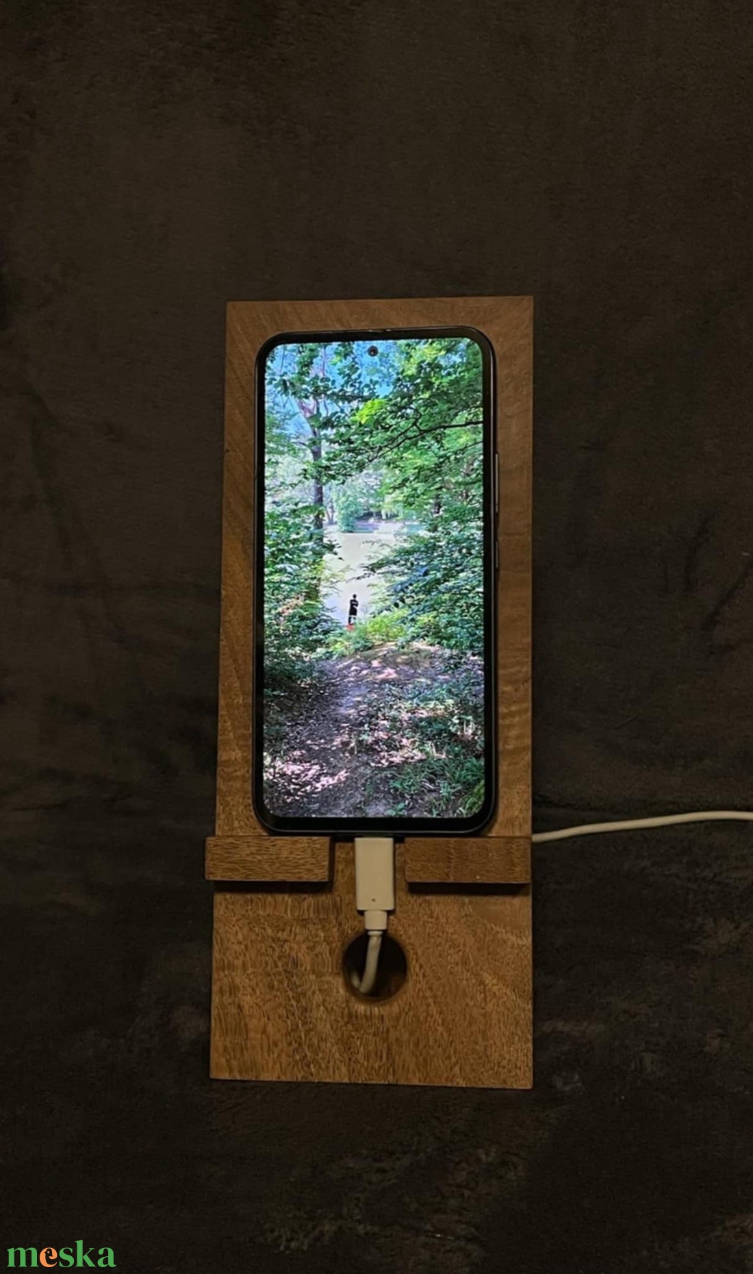 Dió telefon állvány  - kellékek & szerszámok - fa - egyéb fatermék - Meska.hu