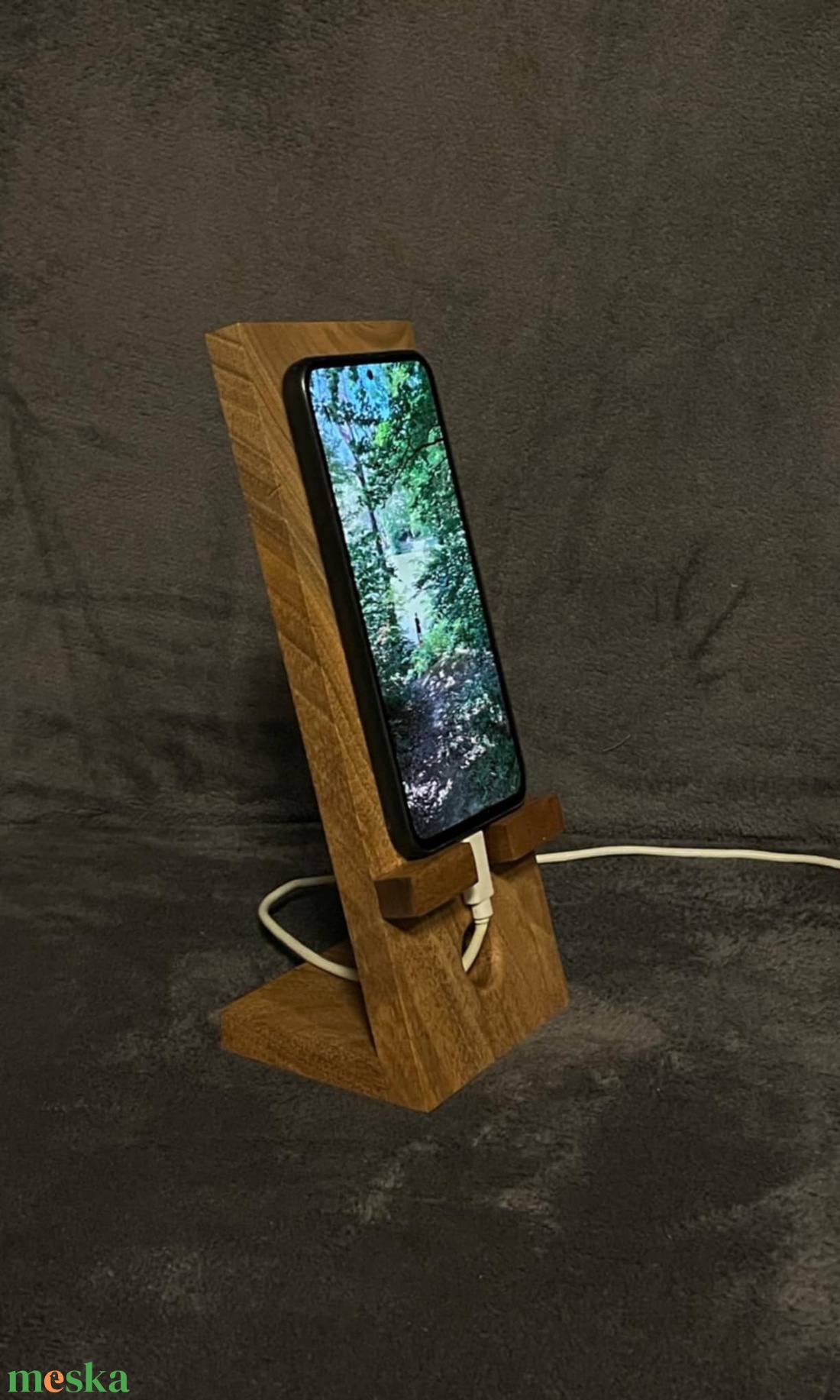 Dió telefon állvány  - kellékek & szerszámok - fa - egyéb fatermék - Meska.hu