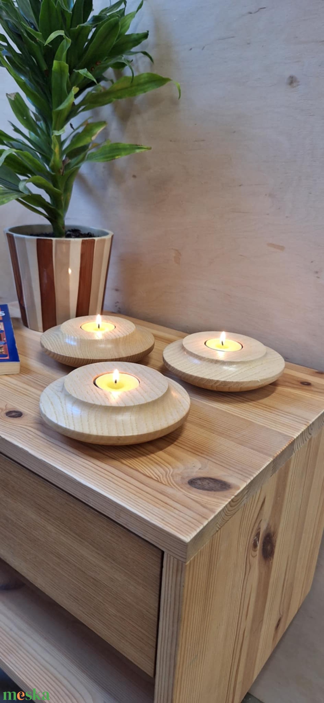 Kőrisfa esztergált mécsestartó 3 db-os szett  - otthon & életmód - gyertya, illat, aroma - mécses és mécsestartó - Meska.hu Kőrisfa esztergált mécsestartó 3 db-os szett  - otthon & életmód - gyertya, illat, aroma - mécses és mécsestartó - Meska.hu