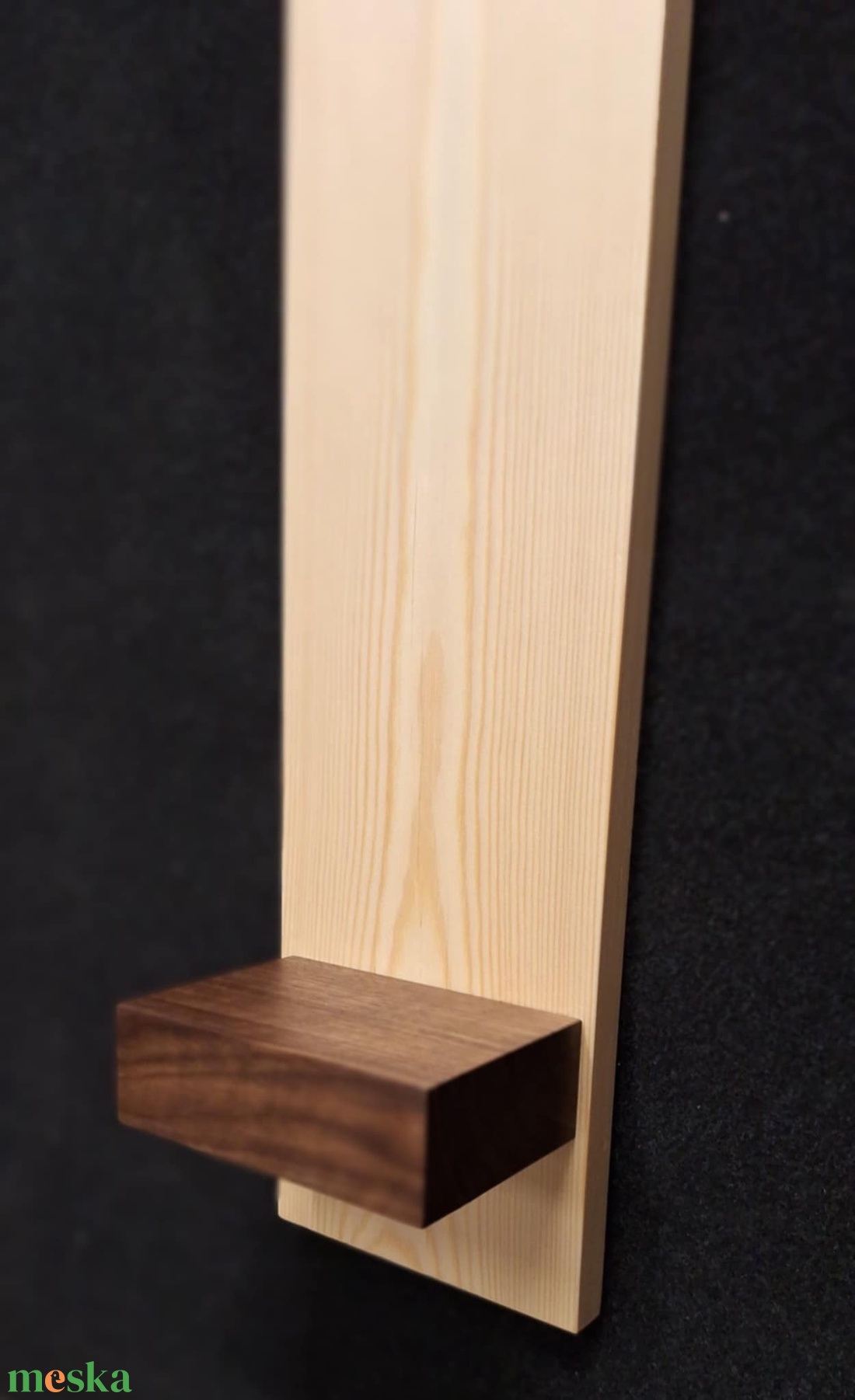 Fenyő Falióra kis polccal  - otthon & életmód - dekoráció - fali és függő dekoráció - falióra & óra - Meska.hu