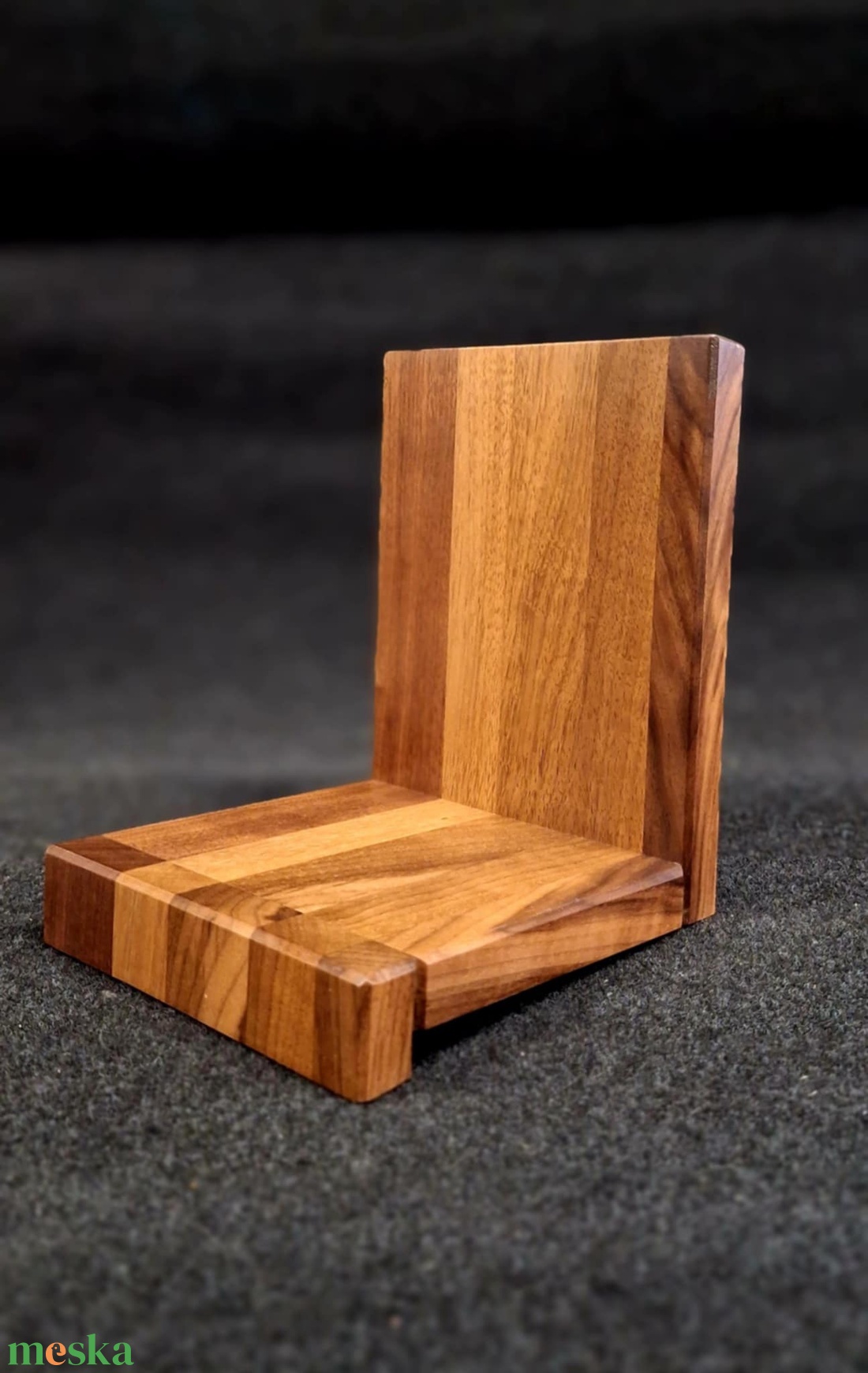 Diófa könyvtámasz  - otthon & életmód - dekoráció - asztal és polc dekoráció - könyvtámasz - Meska.hu