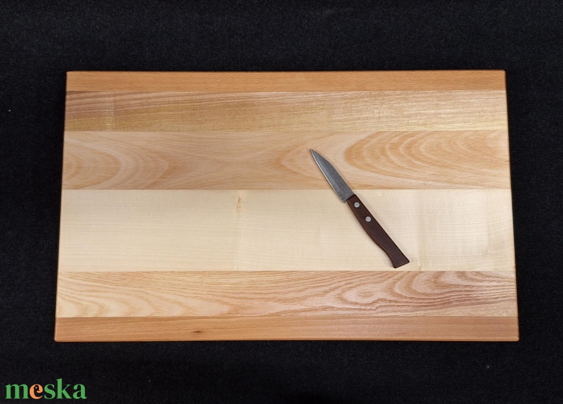 Juhar-bükk-dió vágódeszka (Nagy) - otthon & életmód - konyhafelszerelés, tálalás - sütés, főzés - vágódeszka - Meska.hu
