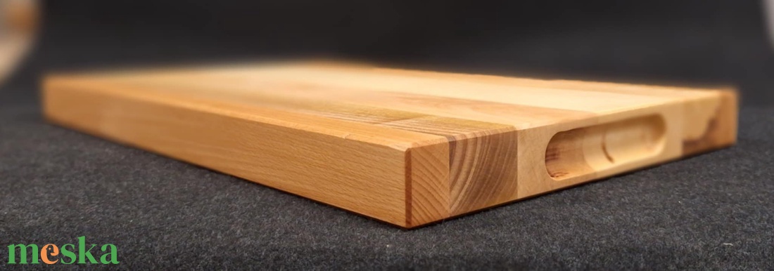 Juhar-bükk-dió vágódeszka (Nagy) - otthon & életmód - konyhafelszerelés, tálalás - sütés, főzés - vágódeszka - Meska.hu