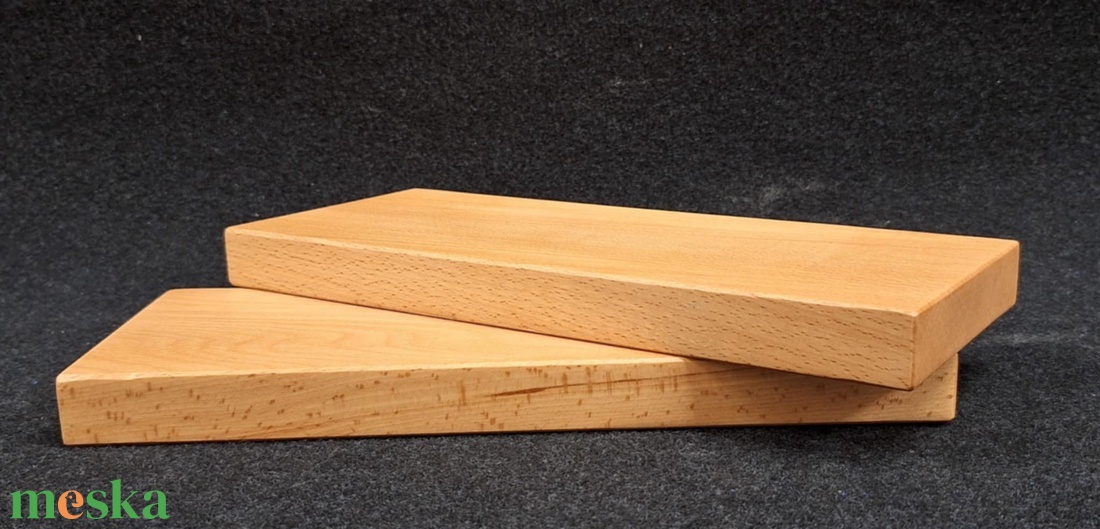 Bükk vágódeszka szett 2 darabos - otthon & életmód - konyhafelszerelés, tálalás - sütés, főzés - vágódeszka - Meska.hu