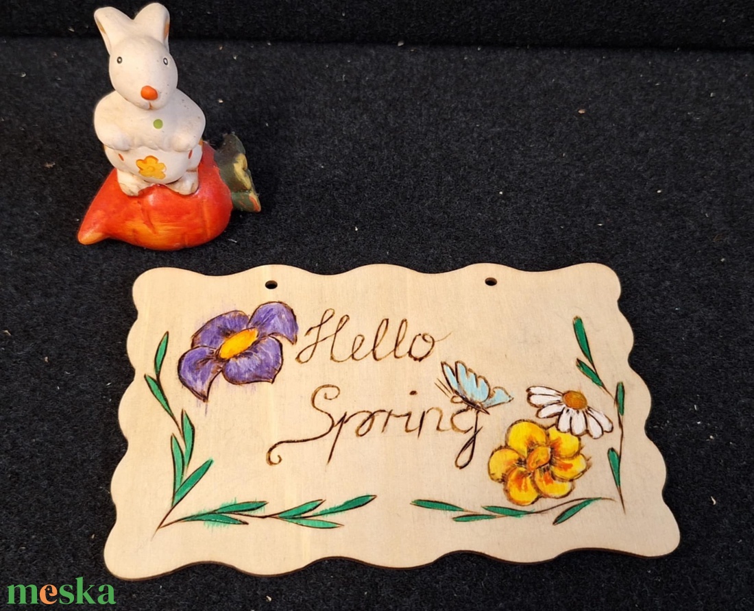 Húsvéti ajtódísz Tavasz  - otthon & életmód - dekoráció - ajtó- és ablak dekoráció - ajtódísz & kopogtató - Meska.hu