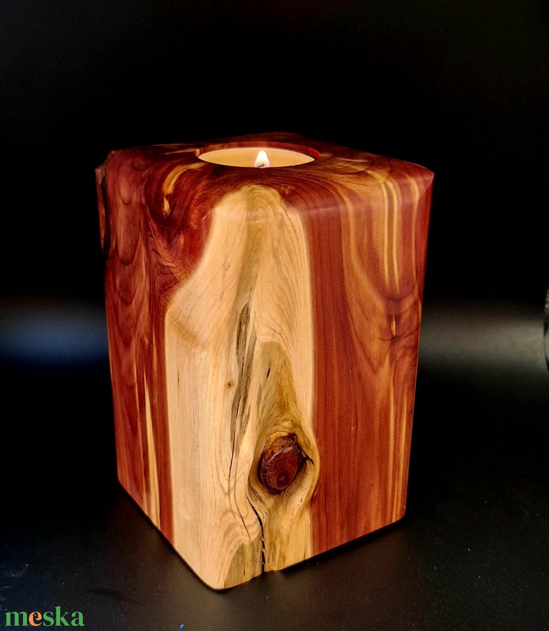  Tuja mécsestartó 1 db  - otthon & életmód - gyertya, illat, aroma - mécses és mécsestartó - Meska.hu