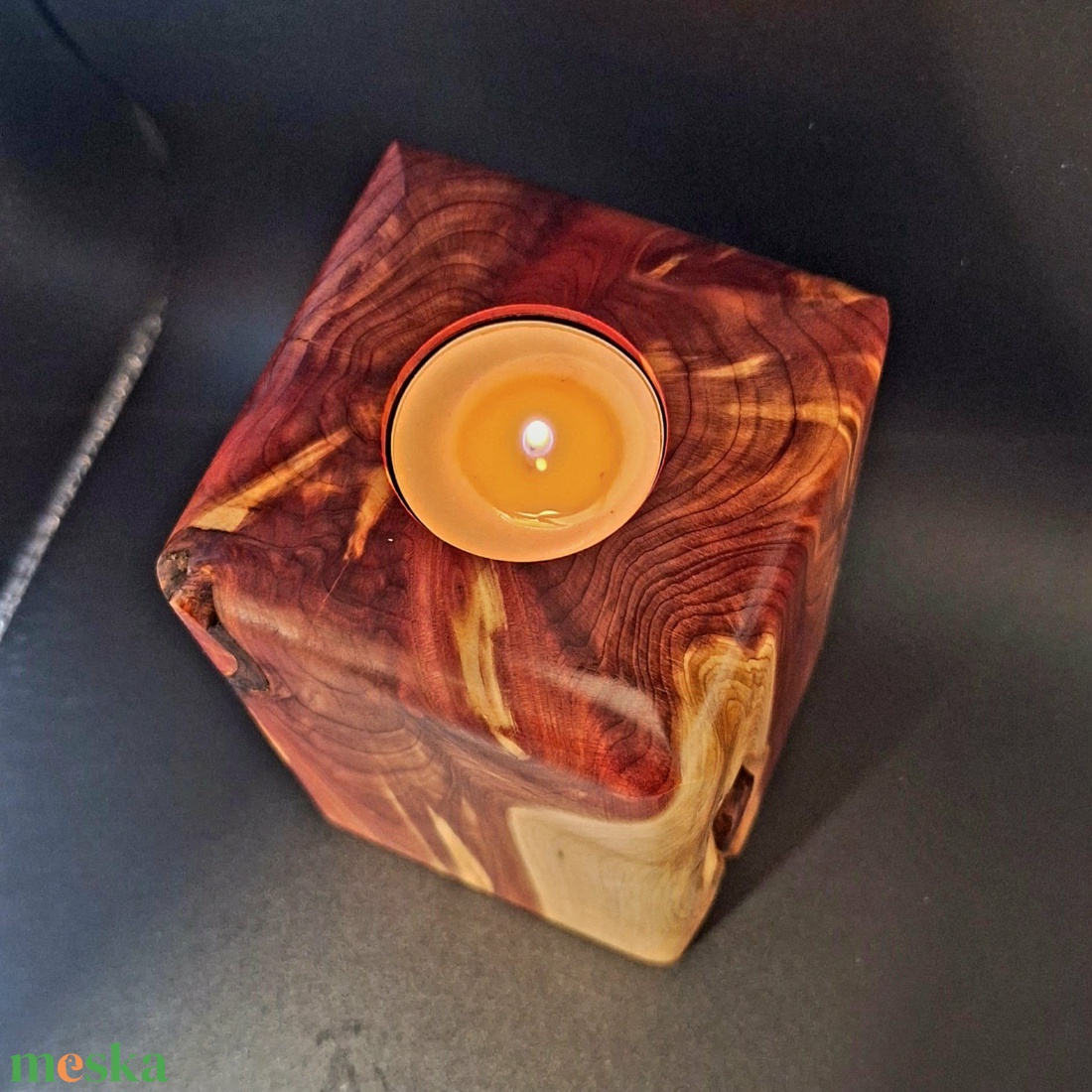  Tuja mécsestartó 1 db  - otthon & életmód - gyertya, illat, aroma - mécses és mécsestartó - Meska.hu