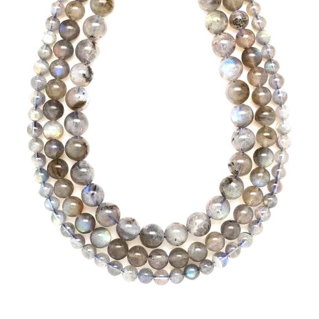 Labradorit golyó AA 12-13mm  ékszerkészítő alapanyag (füzér) - kellékek & szerszámok - ásvány alapanyag - ásványfüzér - Meska.hu