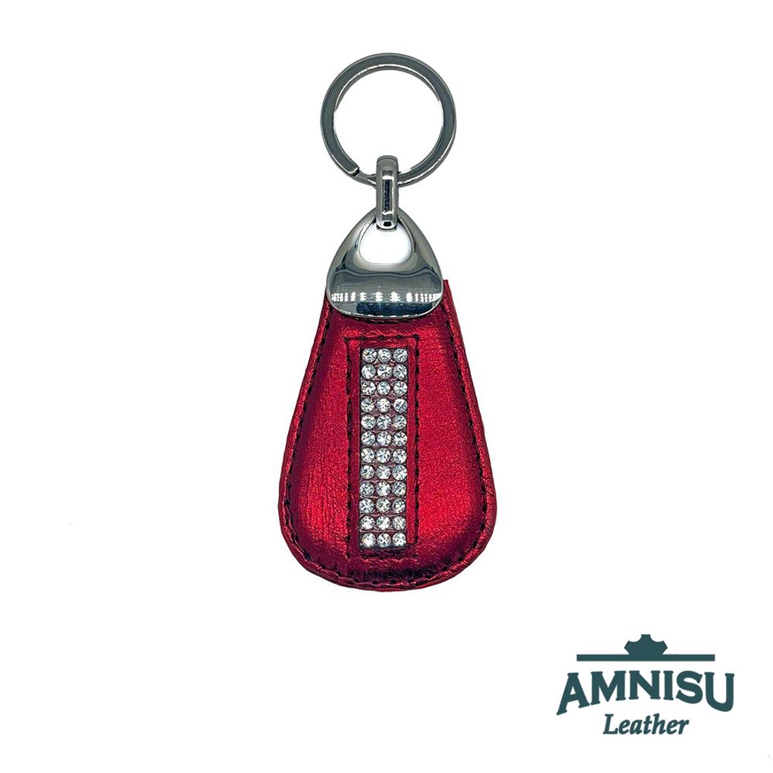 Metál bordó csepp alakú swarovski köves kulcstartó H5006 - táska & tok - kulcstartó & táskadísz - kulcstartó - Meska.hu