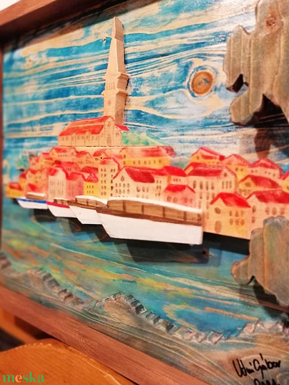 Rovinj Skyline - otthon & életmód - dekoráció - kép & falikép - táblakép - Meska.hu Rovinj Skyline - otthon & életmód - dekoráció - kép & falikép - táblakép - Meska.hu