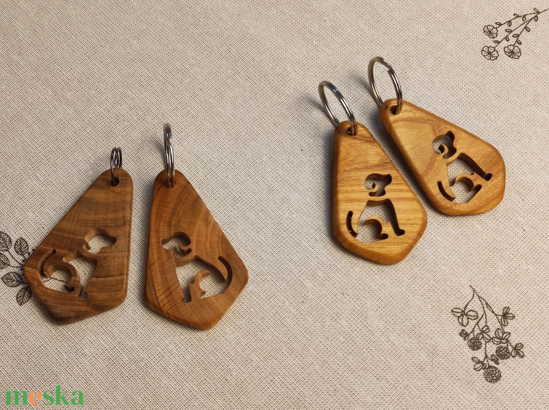 Hűséges Társ Fa Kulcstartó � Egyedi Gyümölcsfa Ajándék Kutyásoknak - táska & tok - kulcstartó & táskadísz - kulcstartó - Meska.hu