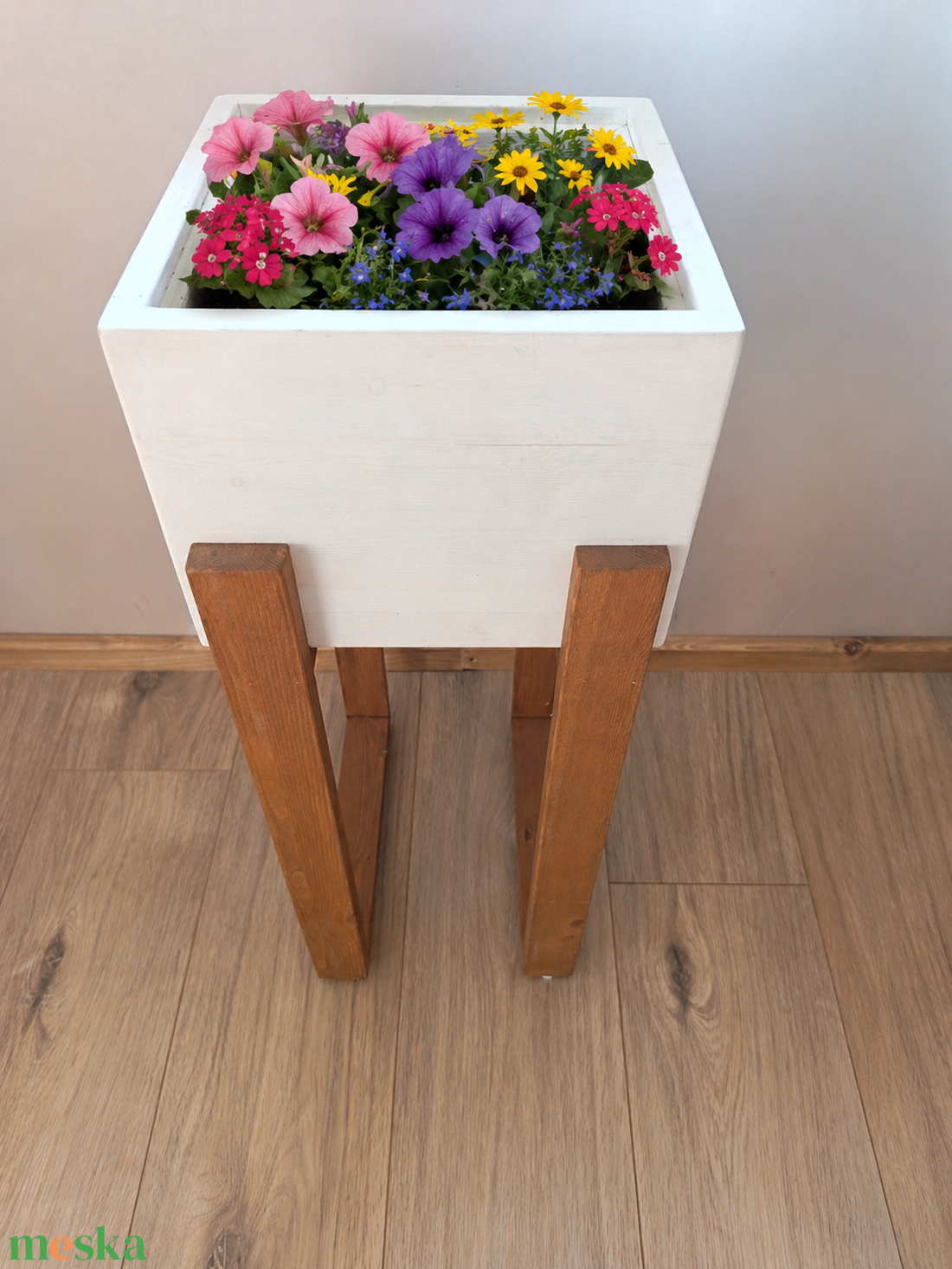 Fa Virágláda - otthon & életmód - virágdekoráció - virágtartó - váza - Meska.hu