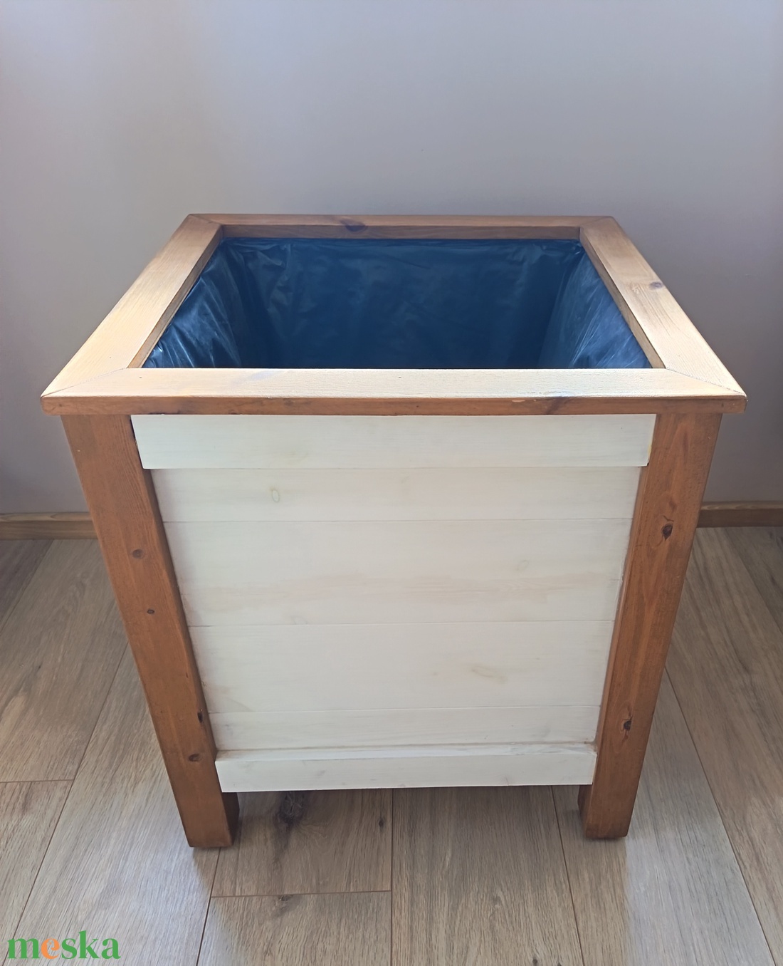 Fa virágláda - otthon & életmód - virágdekoráció - virágok - virágbox - Meska.hu