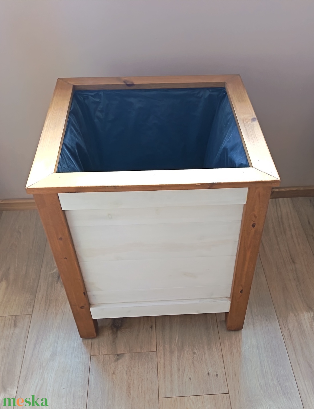 Fa virágláda - otthon & életmód - virágdekoráció - virágok - virágbox - Meska.hu