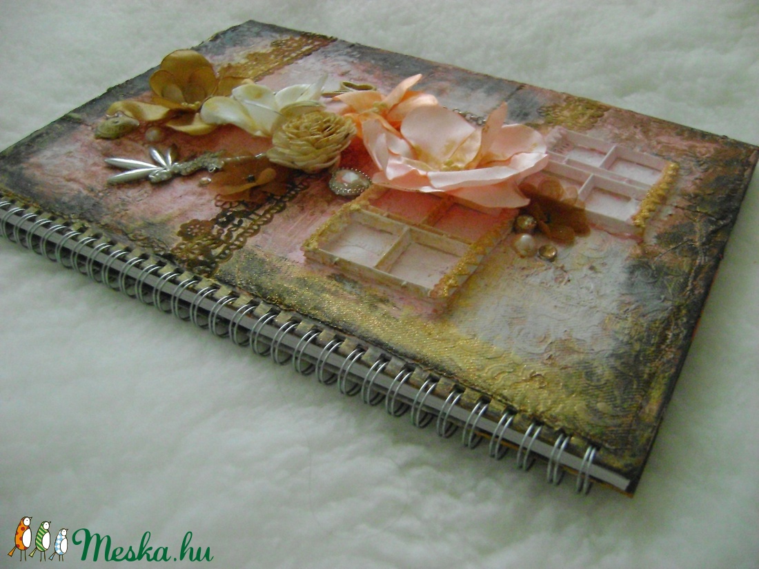 Napló egyedi díszekkel -  - Meska.hu