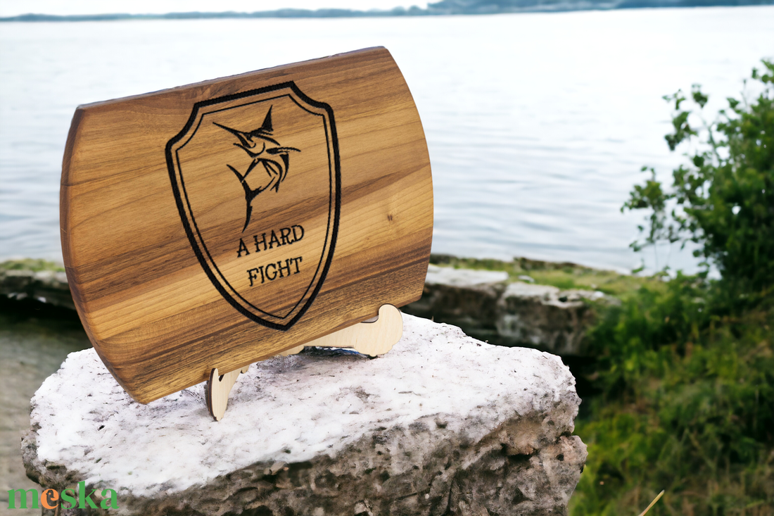 Apák napi gravírozott vágódeszka - otthon & életmód - konyhafelszerelés, tálalás - sütés, főzés - vágódeszka - Meska.hu