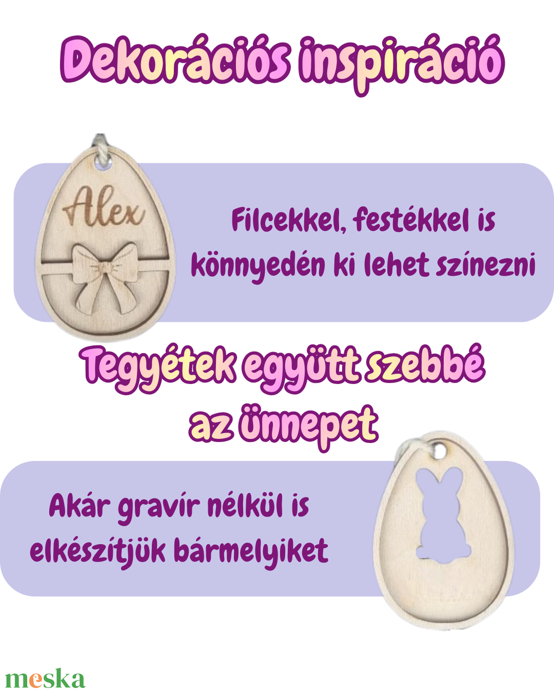 Személyre szabható húsvéti családfa névre szóló tojásokkal - ünnepi díszek, dekorációk - húsvéti díszek és dekorációk - húsvéti tojásfadíszek - Meska.hu