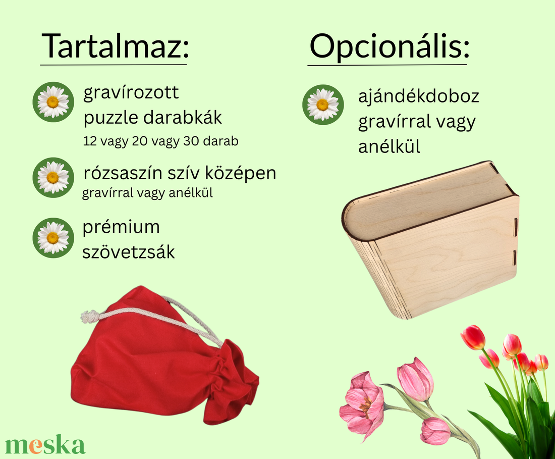 Szív alakú egyedi puzzle - Gravírozott ajándék anyáknak - Fa kirakó névvel - játék & sport - puzzle - forma puzzle - Meska.hu