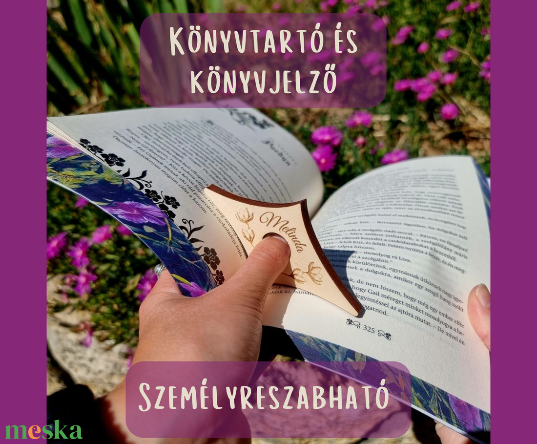 Egykezes könyvlap tartó hozzá tartozó kulcstartóval - könyv & zene - könyvjelző - Meska.hu